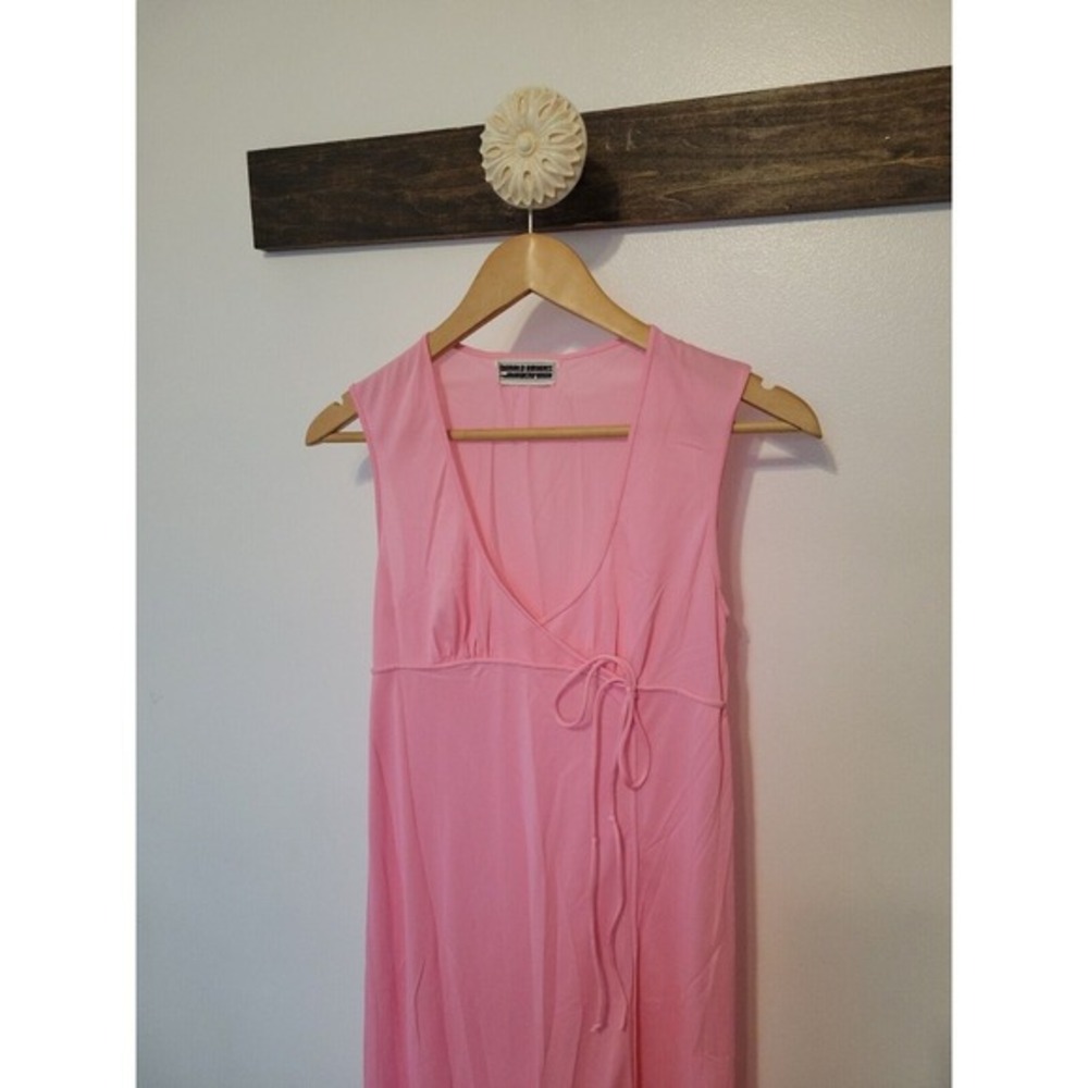 Vintage Designer DONALD BROOKS by MAIDENFORM pink nightgown Sz S